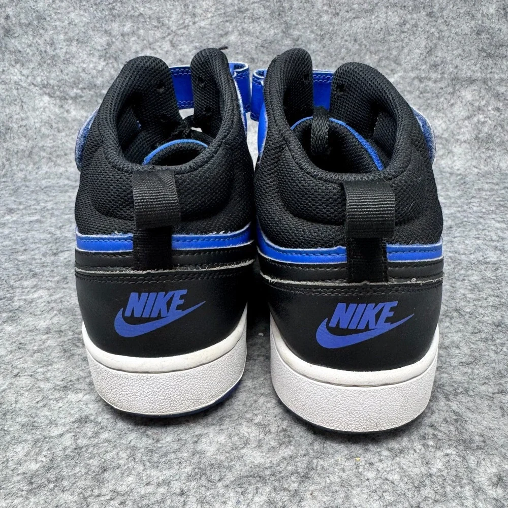 Nike High Top Sneakers Boys Size 6.5Y Shoes Blue Black CD7782-404